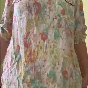 Westbound Multicolor Blouse with Pocket Detail